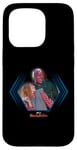 Coque pour iPhone 15 Pro Marvel WandaVision Wanda & Vision Cute Couple Framed