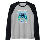 15th Birthday Gamer Gift Girl Age 15 Year Old Gaming Girls Raglan Baseball Tee