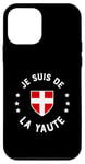 Coque pour iPhone 12 mini Humour Savoie Je suis de la Yaute Drapeau savoyard