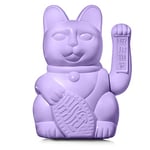 DONKEY Lucky Cat Large | Lilac – Grand Chat d'angle Violet | Chat décoratif au Design Japonais Maneki Neko 30 cm de Haut