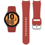 (oranssinpunainen) 20 mm kellon ranneke Samsung Galaxy Watch 4 Classic 46 mm 42 mm älykello silikoni urheilurannekoru Galaxy Watch 4 44 mm 40 mm ranneke - kellon rannekkeet