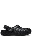 Crocs Men's Classic Lined Overpuff Clog Sandals - Black, Black, Size 9, Men