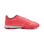 PUMA King Pro Tt Unlimited - Glowing Red/hvit/red Fire - Turf (Tf), størrelse 37