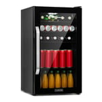 Beersafe 3XL Onyx Réfrigérateur 98 litres 4 étagères Porte vitrée panoramique