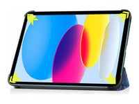 Coreparts - Vikbart Fodral För Surfplatta - Tri-Fold Caster, With Auto-Wake Function - Polyuretanläder - Starry Sky Style - För Apple 10.9-Inch Ipad Wi-Fi (10:E Generation)