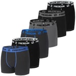 Boxers Freegun  Lot de 6 boxers coton homme Uni