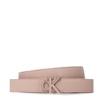 Dambälte Calvin Klein Jeans Mono Hardware Outline Belt 30mm K60K609318 Rosa