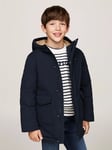 Tommy Hilfiger Kids' Essential Parka Jacket, Desert Sky