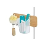 GENERIQUE - Organisateur Pour Colonne De Douche Bambou 19,5x35,5x13,5cm Jobgar