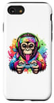 iPhone SE (2020) / 7 / 8 Monkey Gaming Video Games Tie Dye For Boys And Girls Case