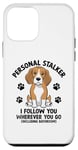 Coque pour iPhone 12 mini Personal Stalker Je te suis où que tu ailles Beagle