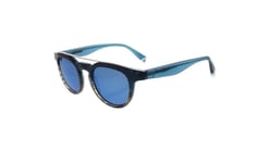 Lunettes De Soleil ELEVEN PARIS AS022 C67 Bleu Havana/Miroir Bleu