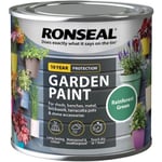 Ronseal Garden Paint Metal Wood Brick Stone Shed Bench 250ml - Rainforest Green