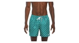 Short de bain nike swoosh vert