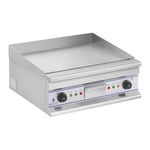 Royal Catering Stegeplade dobbelt - 60 cm glat 2 × 4000 W