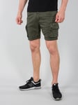 Alpha Industries Mens Crew Shorts in Olive - Size 32W/32L