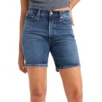 Levi's Ribcage Bermuda Short, Bringing The Basic, 26W Femme