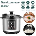 10-in-1 Multi Cooker 6L Pressure Non-Stick Rice Slow Cook KeepWarm Digital 1050W