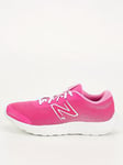 New Balance Junior Girls 520 Trainers - Pink, Pink, Size 4 Older