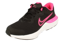 Nike Childrens Unisex Renew Run 2 Gs Black Trainers - Size UK 4