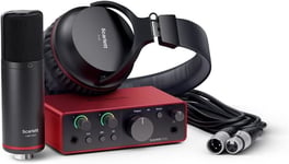 Scarlett Solo Studio 4th Gen USB Audio Interface with Condenser Mic & Headphones