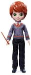 POUPÉE 20 CM RON WEASLEY WIZARDING WORLD - Poupée Figurine Articulée Ron Weasley 20 cm - Avec Baguette Magique & Tenue Uniforme Poudlard À Collectionner - Jouet Enfant 5 ans et +