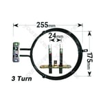 Zanussi Replacement Fan Oven Cooker Heating Element (2500w) (3 Turns)