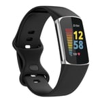 Silikonarmband Fitbit Charge 6 Svart (S)