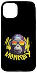 iPhone 15 Plus Angry Monkey King Gorilla Face Funny Graphic Men Women Kids Case