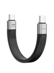 aceyoon Short USB C to USB C Cable, 240W Type C to Type C Fast Charging Cable 40Gbps USB C Data Cable 8K@60Hz Compatible with iPhone 15/15 Pro Max, Galaxy S24 S23 Ultra, for Pixel