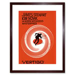 Wee Blue Coo Advert Movie Film Stewart Hitchcock Vertigo Framed Wall Art Print