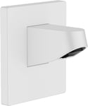 hansgrohe Pulsify S - Bras de douche pour douche de tête, Raccord mural pour pommeau de douche Pulsify S 105 mm, Blanc mat