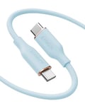 Anker Câble USB C vers USB C, 643 Câble 100 W 1.8m, Câble de Charge Rapide USB 2.0 Type C pour MacBook Pro 2020, iPad Pro 2020, iPad Air 4, iPad Mini 6, Galaxy S21, Pixel, Switch (Bleu Ciel)