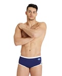 Arena Men's Icons Swim Low Waist Short Solid, Navy-White, 95