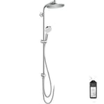 Colonne de douche HANSGROHE Crometta S 240 sans mitigeur + nettoyant Briochin