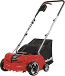 Einhell GC-SA 1231/1 Electric Lawn Scarifier And Aerator -- 1200W, 28L Catch Bag, Adjustable Working Depth -- Simple To Change Interchangeable Scarifying Rake And Lawn Aerator Rollers