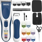 Wahl Colour Pro Cordless Combi Kit Rechargeable Hair Clippers with Bonus Trimmer