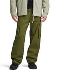 G-STAR RAW Pantalon Renato Straight Cargo Homme ,Vert (dark olive D23634-C900-C744), 32W / 32L