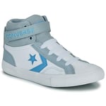 CONVERSE Pro Blaze Strap Sport Remastered Sneaker, White Heirloom Silver Lt Blue, 31.5 EU