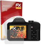atFoliX 3x Film Protection d'écran pour Samsung WB1100F mat&antichoc