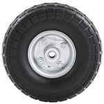 Yaheetech 10in Wheelbarrow Wheel Tyre Puncture Proof, Solid Wheelbarrow Trailer Tire, Garden Truck Wheel Tyre, Trolley Wheel for Lawn Trolley/Wagon/Barrow/Go Cart/Trailer Truck