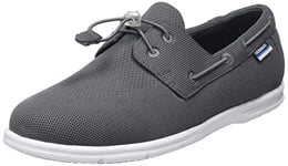 Sebago Men's Monterey Boat Shoe, DK Grey, 8 UK