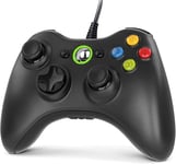 Manette Xbox Pc Joystick Et Xbox 360 De Connection Usb - Double Vibration - Design Ergonomique, Idéal Pour Vos Sessions De Jeux Sur Xbox Et Pc (Windows7/8/8.1/10/Xp/Vista)