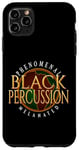 Coque pour iPhone 11 Pro Max Percussion noire phénoménale mélanée