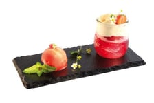 Aps Serverings Skifferplatta dessert 12*25 cm