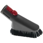 vhbw Mini brosse pour meubles compatible avec Dyson V12 Detect Slim Absolute aspirateur - 10,9cm