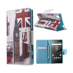 Moberg Sony Xperia Z5 Fodral - Big Ben & Flagga