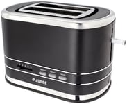 Judge JEA40 2-Slice Toaster, Easy Clean Removable Tray with Defrost and Reheat Buttons 800W - 2 Year Guarantee
