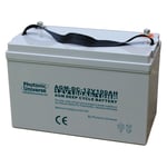 100Ah 12V Deep Cycle AGM Battery for Leisure, Solar, Wind and Off-grid 12 volt