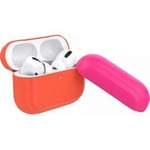 PURO Coque de protection avec Capuchon pour Apple Pods Pro Orange